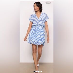 NWT Rails size XL Karla dress in watercolor stripes